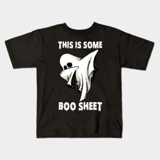 This Is Some Boo Sheet Ghost Cute Boo Ghost Halloween Spooky Kids T-Shirt